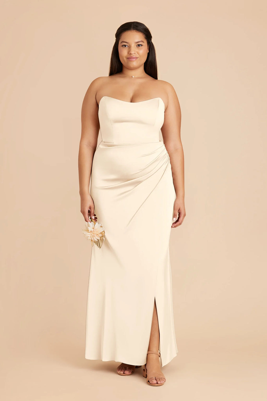Lucienne Ivory Cream alternate view 1 bridesmaid dress