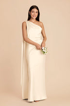 Ariadne Ivory Cream alternate view 1 bridesmaid dress