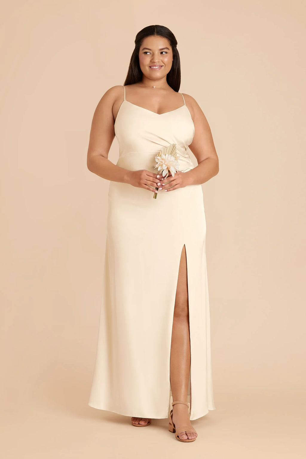 Elara Ivory Cream alternate view 3 bridesmaid dress