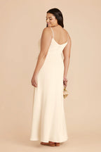 Elara Ivory Cream back view bridesmaid dress