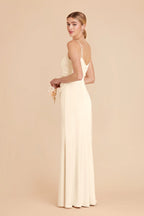 Elara Ivory Cream alternate view 1 bridesmaid dress