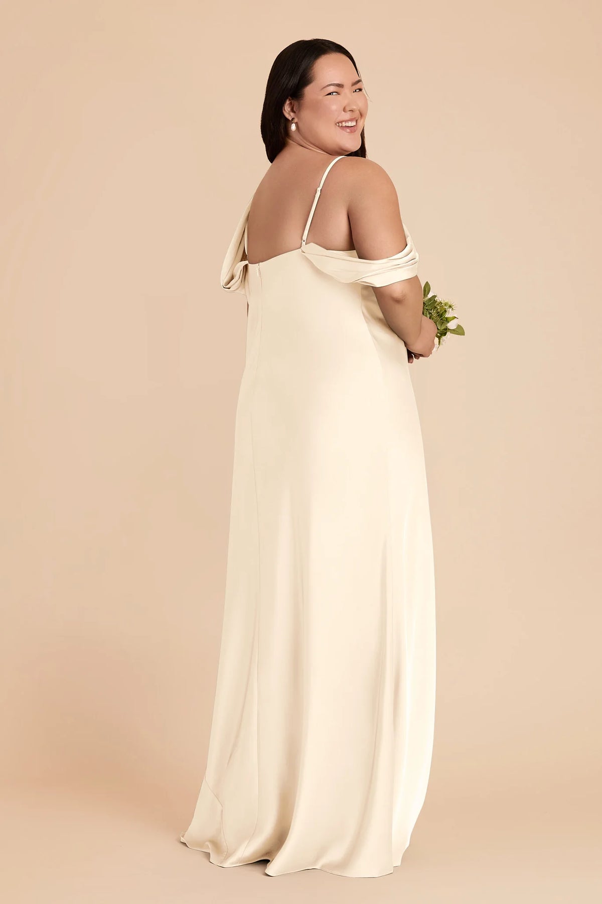 Thalia Ivory Cream alternate view 5 bridesmaid dress