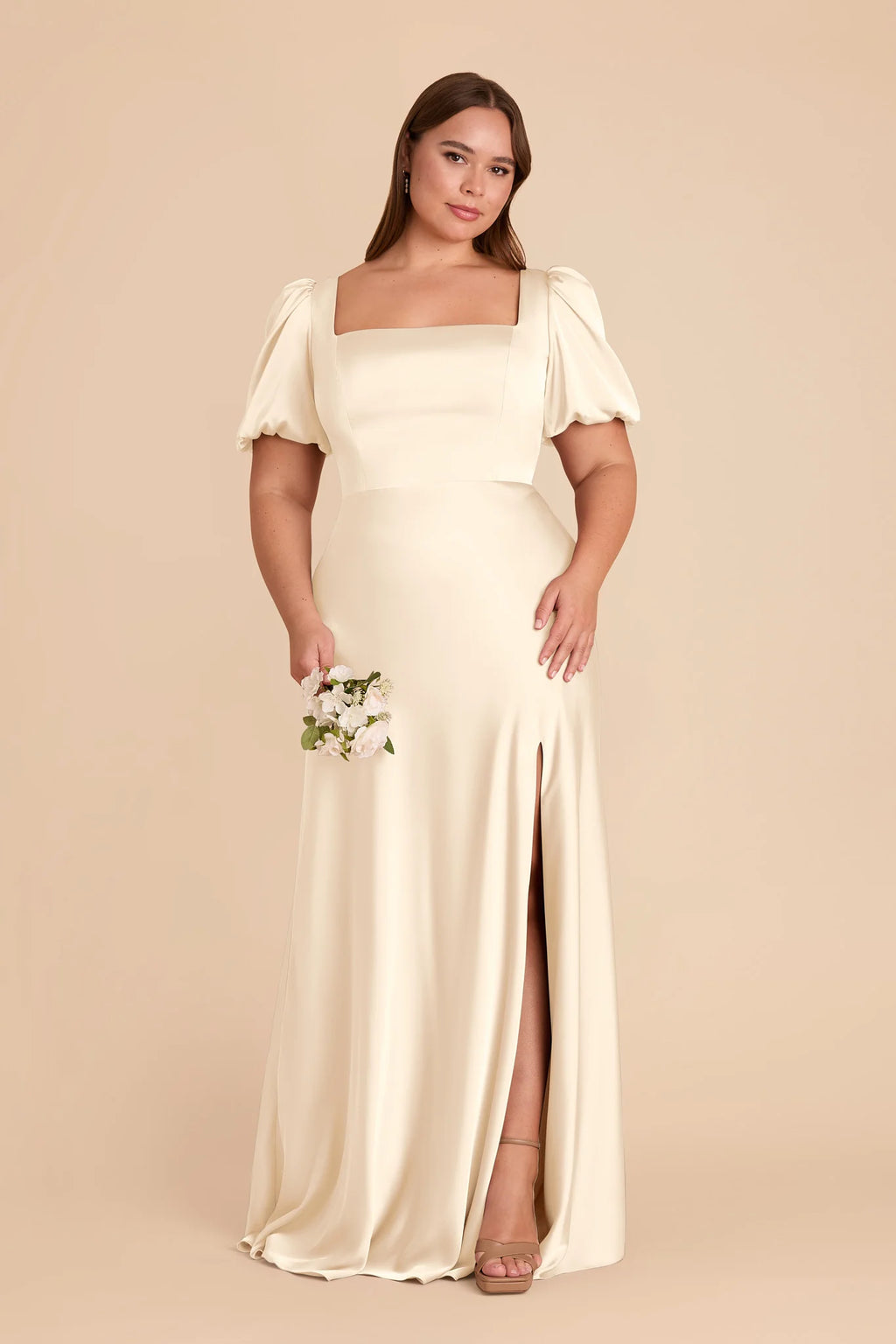 Selene Ivory Cream alternate view 1 bridesmaid dress