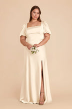 Selene Ivory Cream alternate view 4 bridesmaid dress