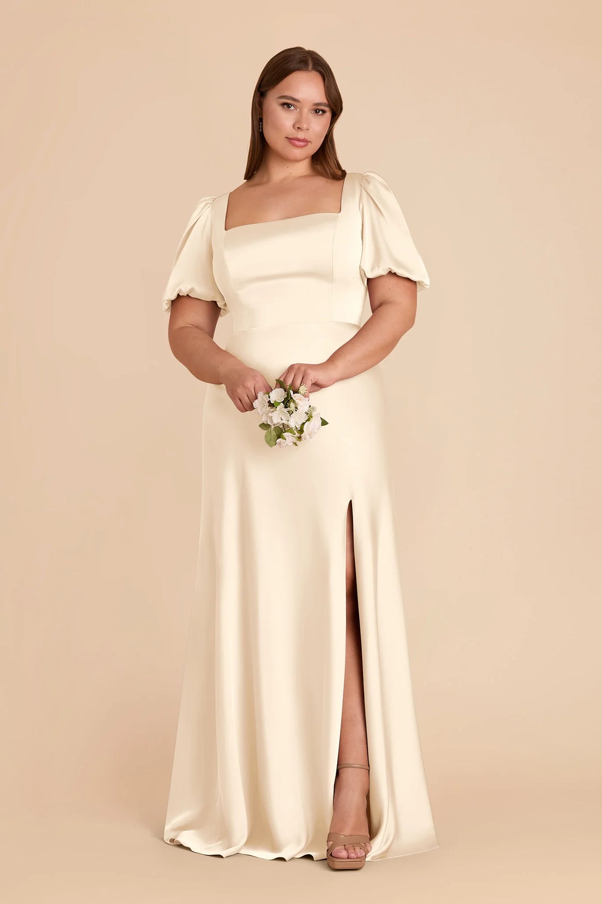 Selene Ivory Cream alternate view 4 bridesmaid dress