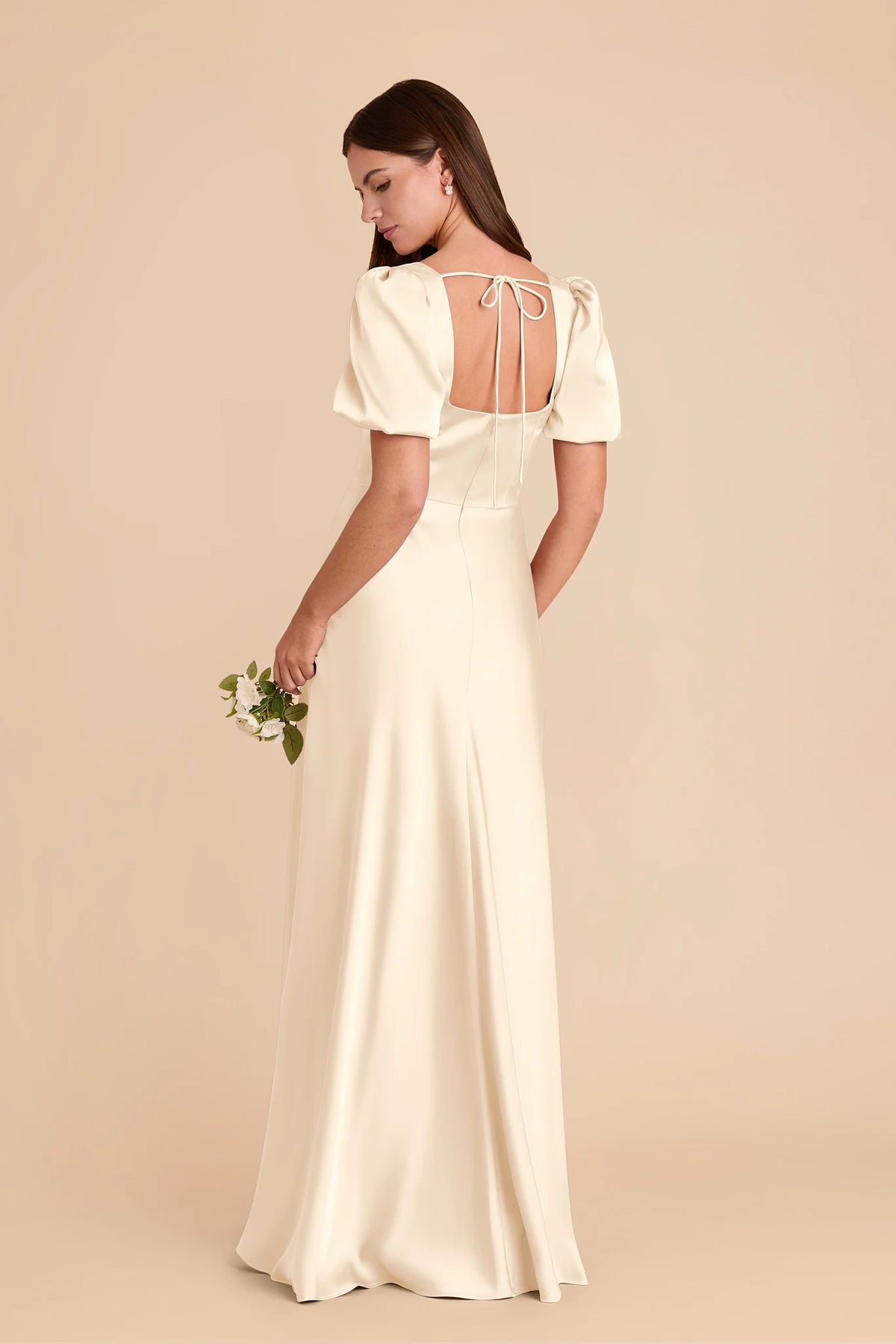 Selene Ivory Cream alternate view 2 bridesmaid dress