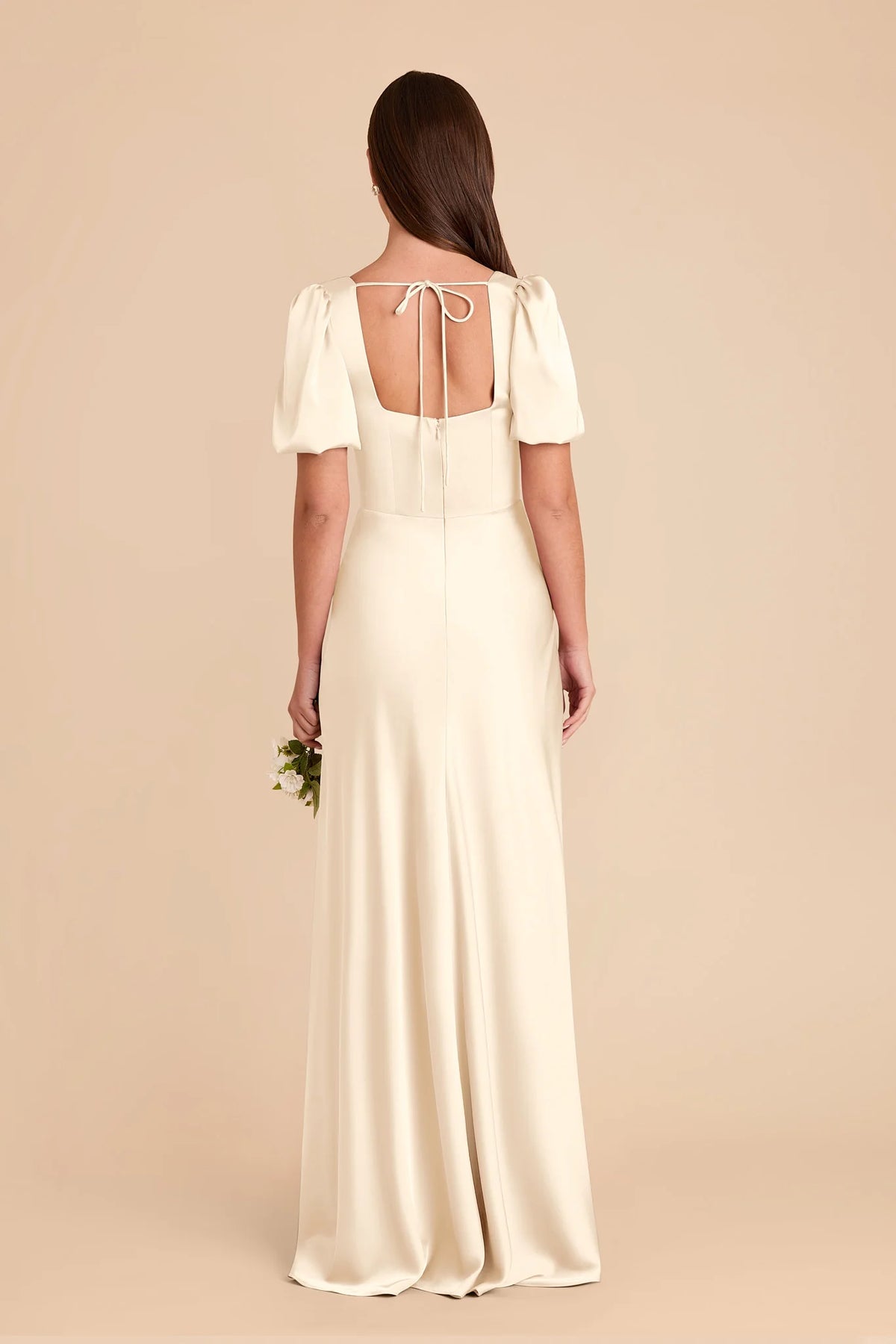 Selene Ivory Cream alternate view 3 bridesmaid dress
