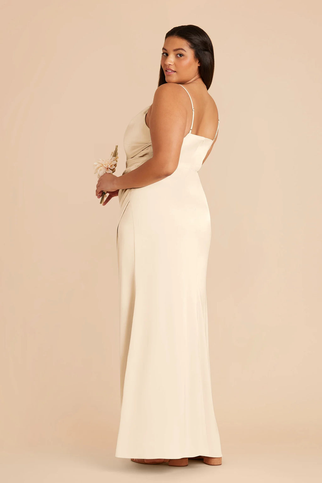 Sabine Ivory Cream back view bridesmaid dress