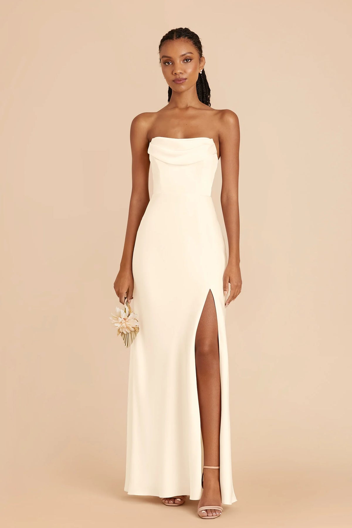 Corinne Ivory Cream alternate view 1 bridesmaid dress