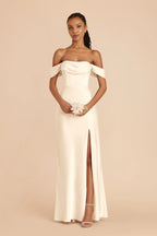 Corinne Ivory Cream alternate view 3 bridesmaid dress