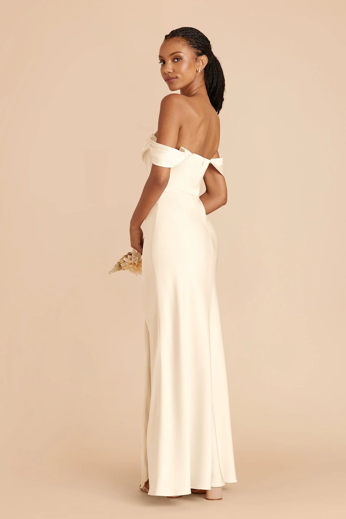 Corinne Ivory Cream alternate view 4 bridesmaid dress