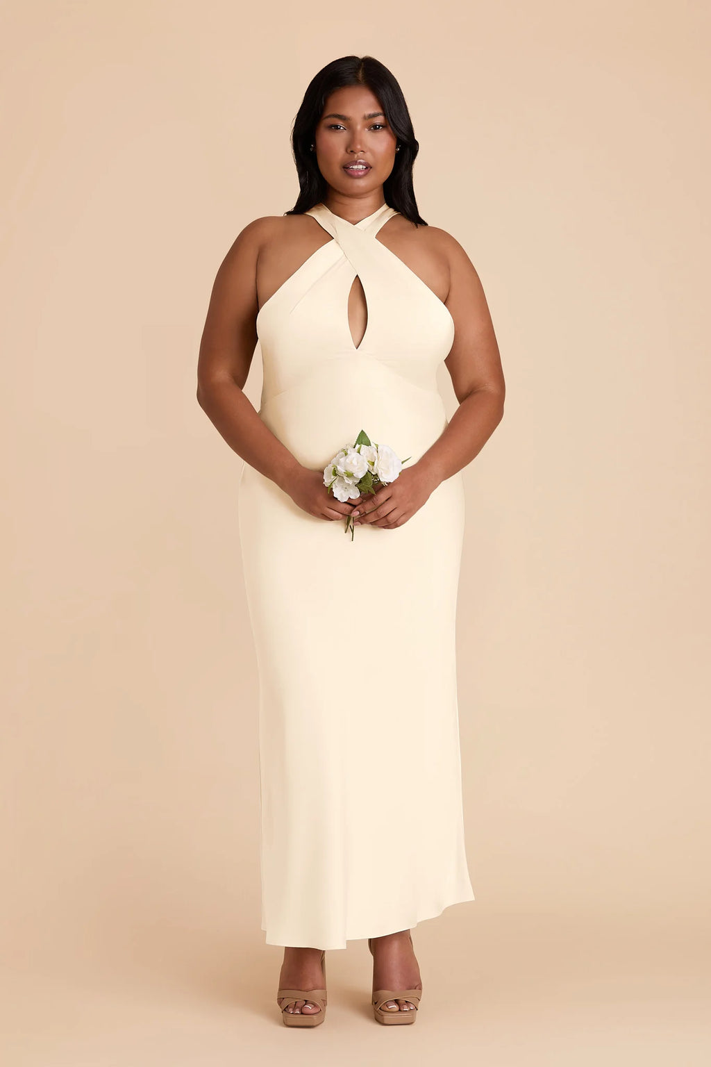 Seraphine Ivory Cream alternate view 5 bridesmaid dress