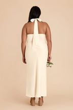 Seraphine Ivory Cream back view bridesmaid dress