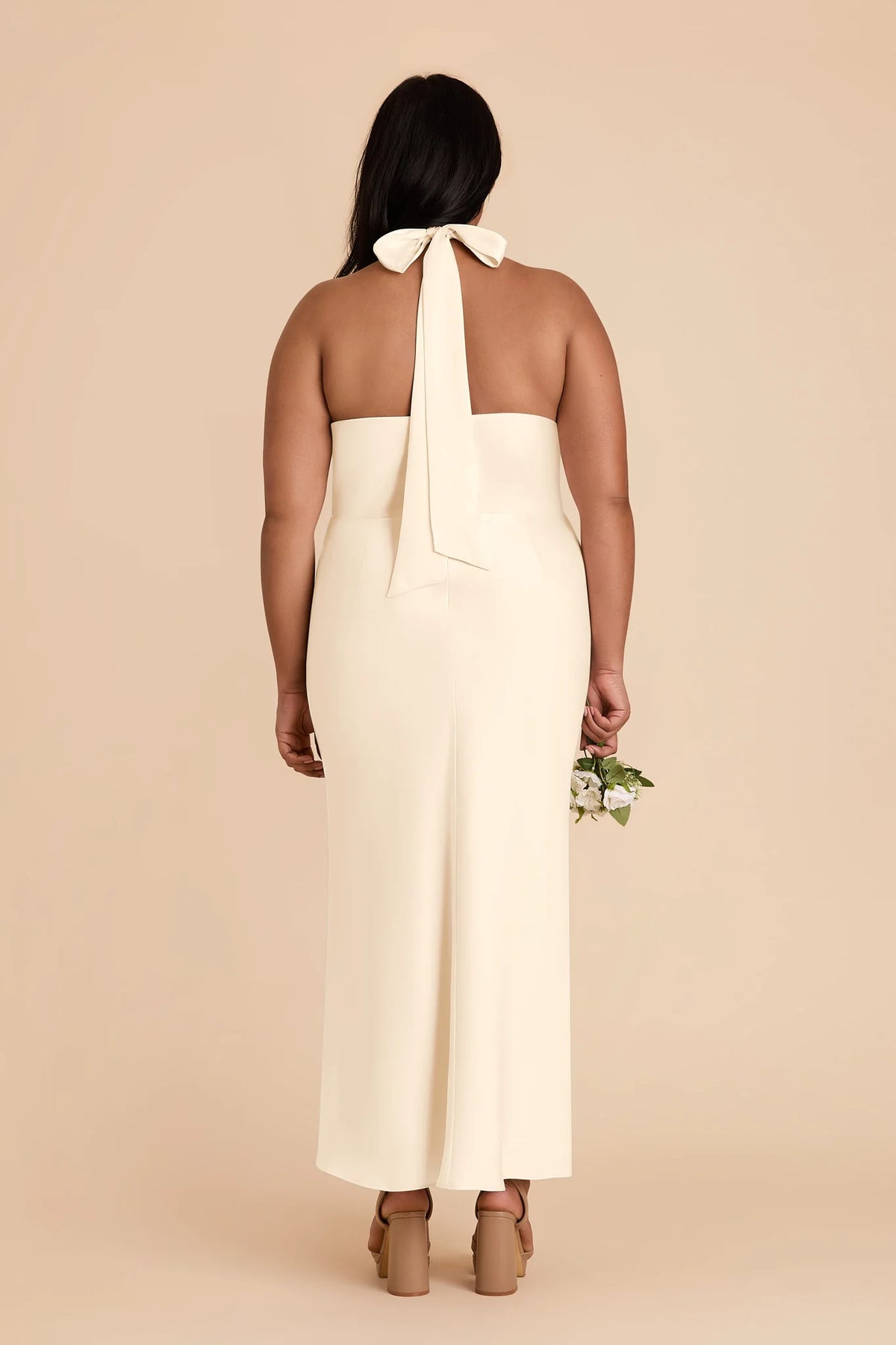 Seraphine Ivory Cream back view bridesmaid dress