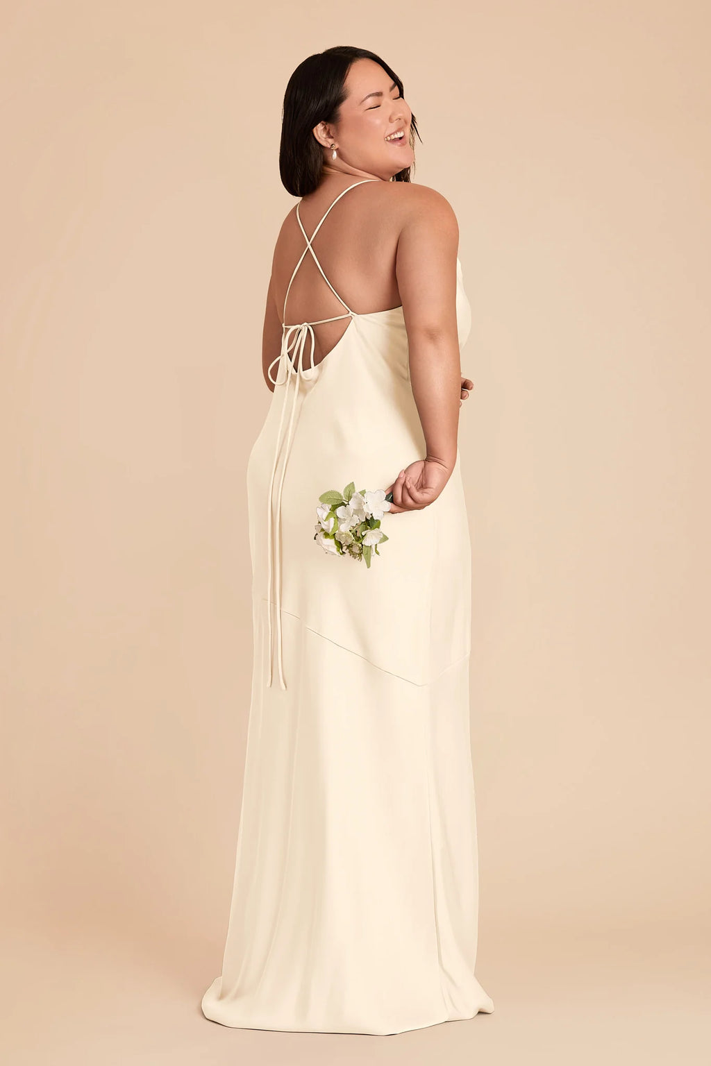 Estelle Ivory Cream alternate view 6 bridesmaid dress