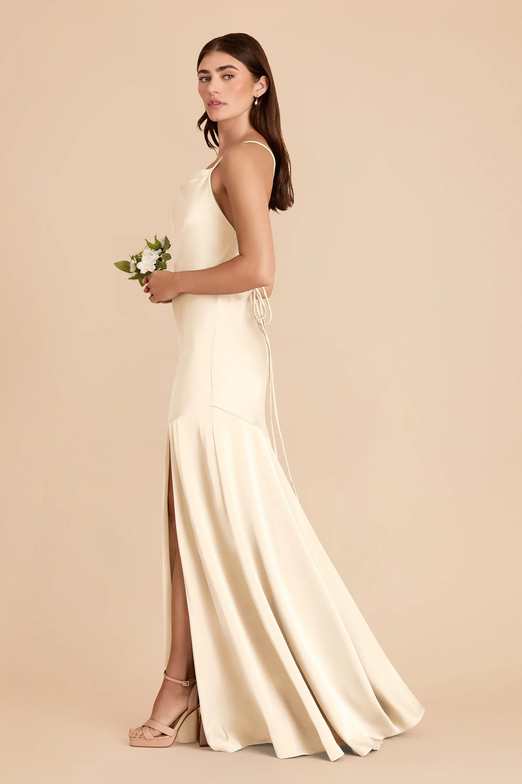 Estelle Ivory Cream alternate view 3 bridesmaid dress