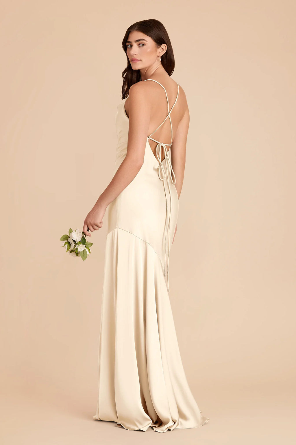 Estelle Ivory Cream alternate view 4 bridesmaid dress
