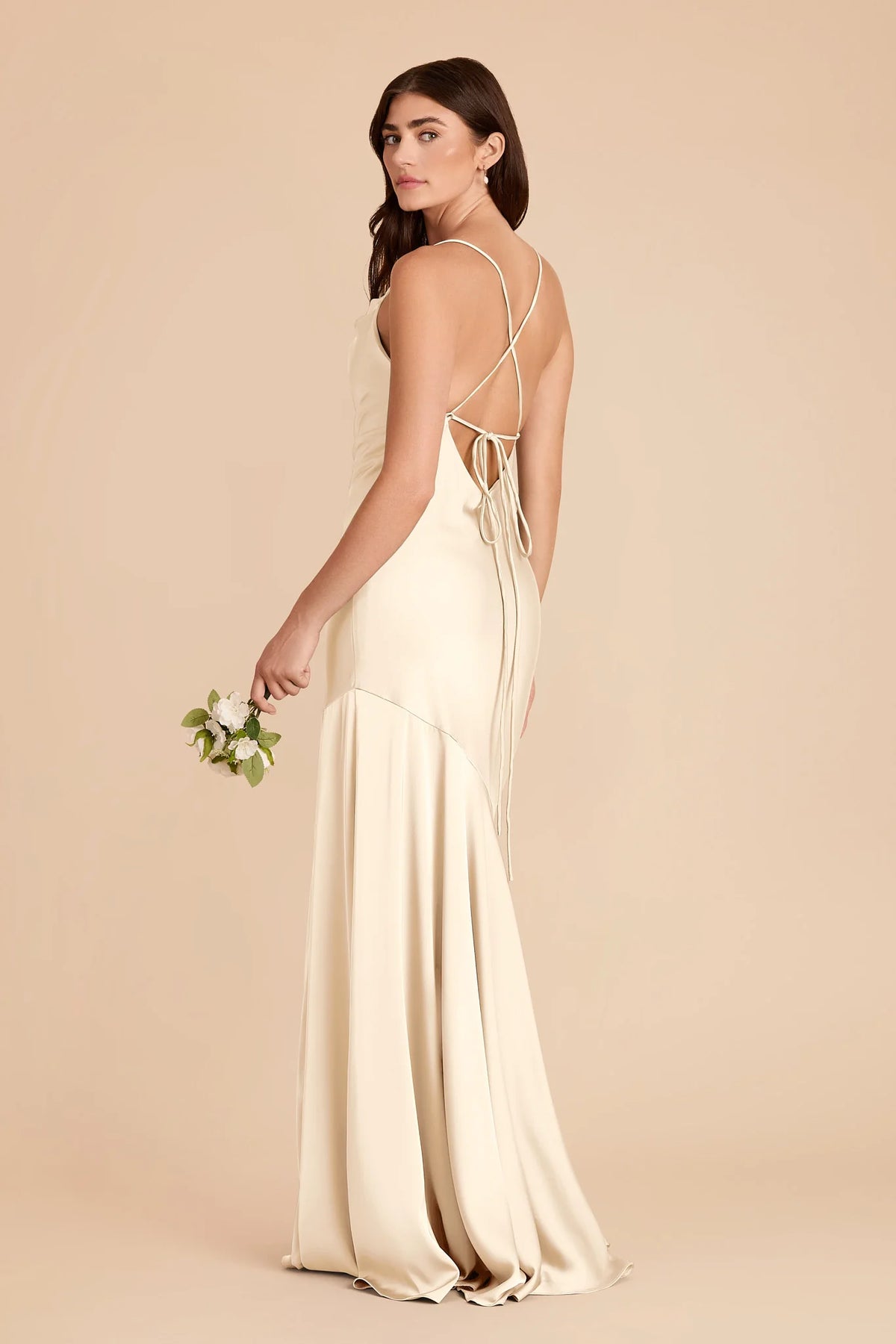 Estelle Ivory Cream alternate view 4 bridesmaid dress