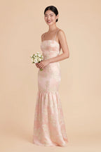 Maelle Ivory Pink Gold alternate view 1 bridesmaid dress