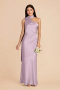 Ariadne Lavender front view bridesmaid dress