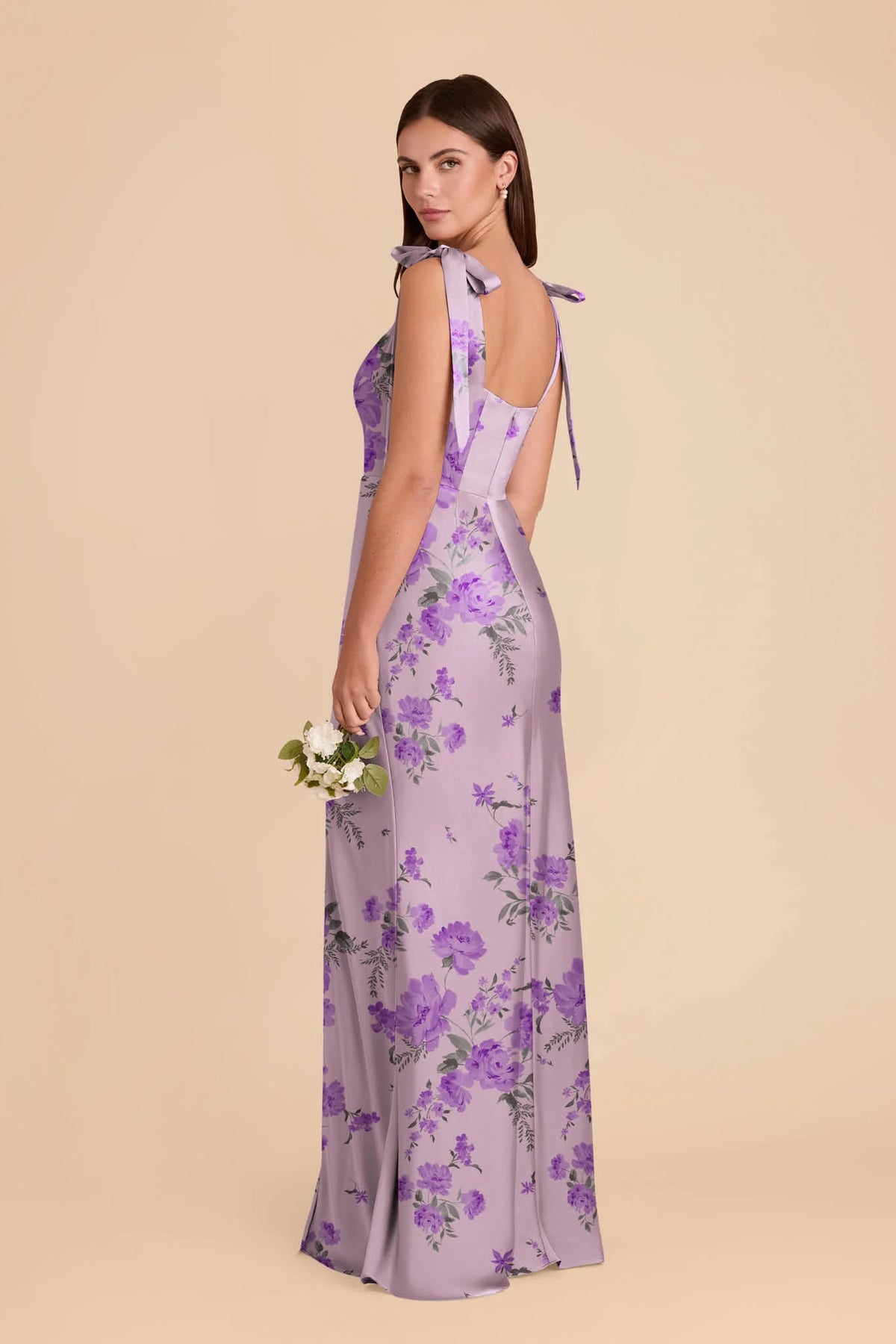 Elowen Lavender Multi Whimsical Blooms alternate view 2 bridesmaid dress