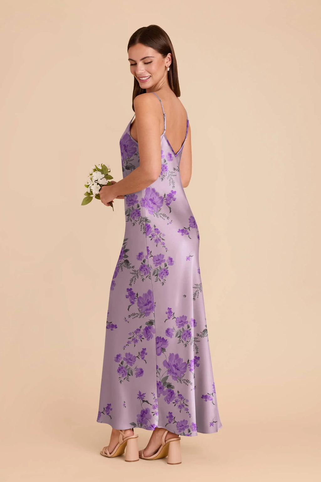 Amara Lavender Multi Whimsical Blooms alternate view 2 bridesmaid dress