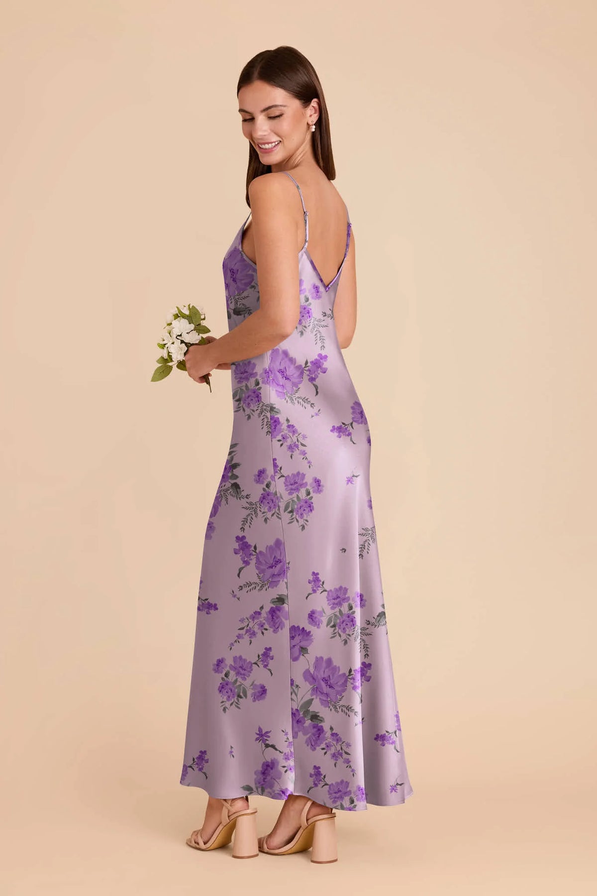 Amara Lavender Multi Whimsical Blooms alternate view 2 bridesmaid dress