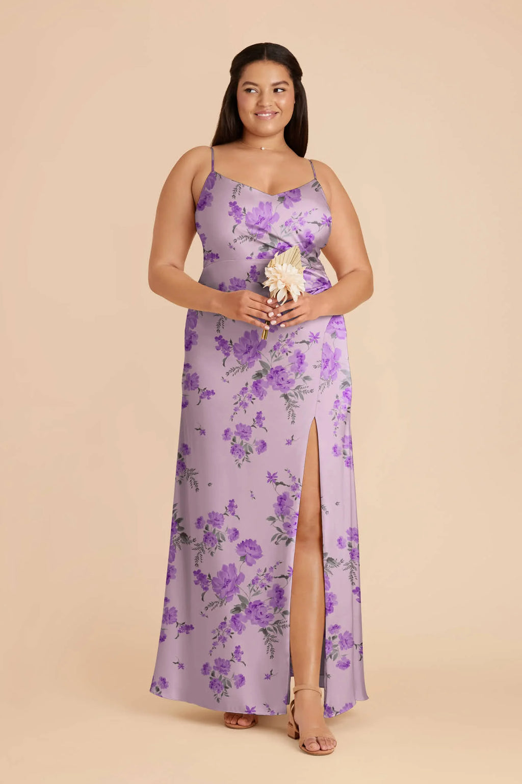 Elara Lavender Multi Whimsical Blooms alternate view 1 bridesmaid dress