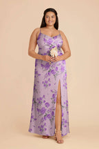 Elara Lavender Multi Whimsical Blooms alternate view 1 bridesmaid dress