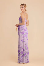 Elara Lavender Multi Whimsical Blooms alternate view 2 bridesmaid dress