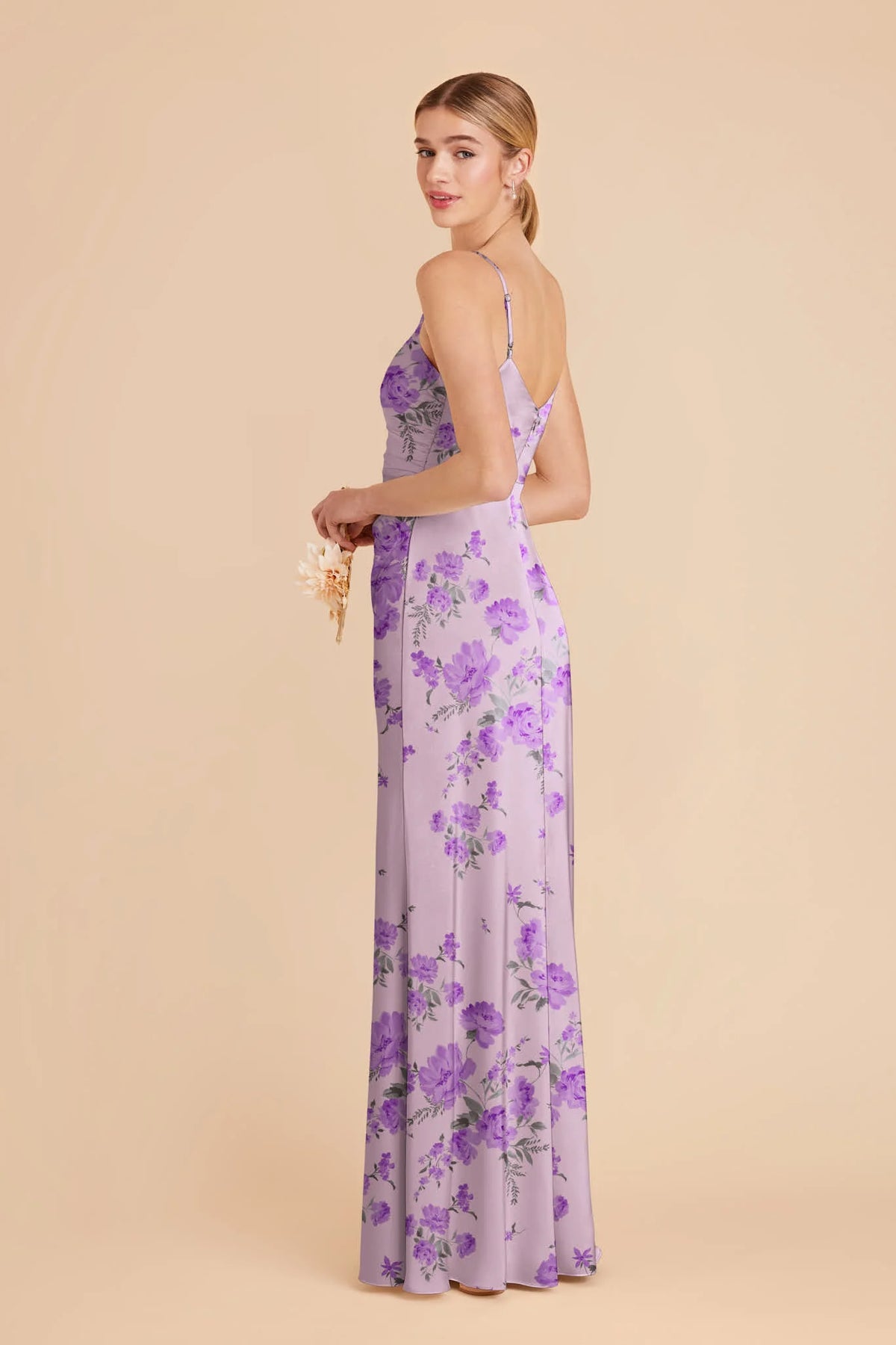 Elara Lavender Multi Whimsical Blooms alternate view 2 bridesmaid dress