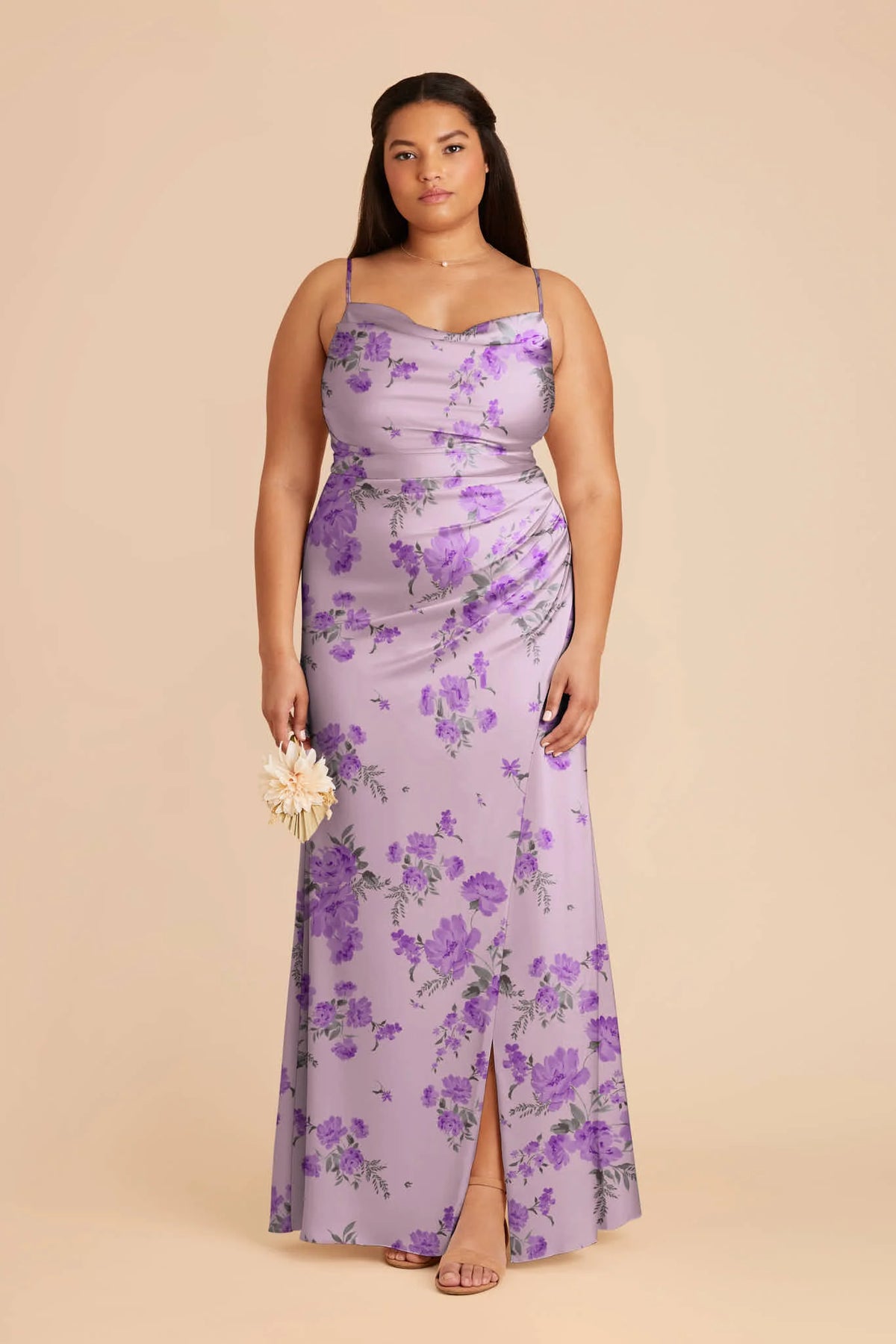 Sabine Lavender Multi Whimsical Blooms alternate view 1 bridesmaid dress