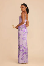 Sabine Lavender Multi Whimsical Blooms alternate view 2 bridesmaid dress