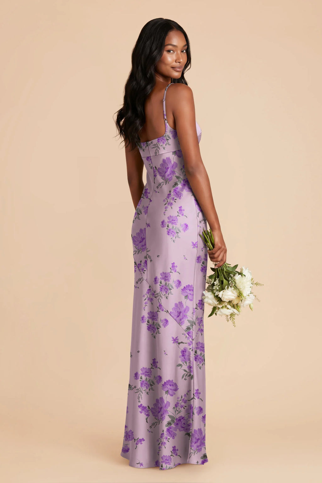 Noelle Lavender Multi Whimsical Blooms alternate view 1 bridesmaid dress