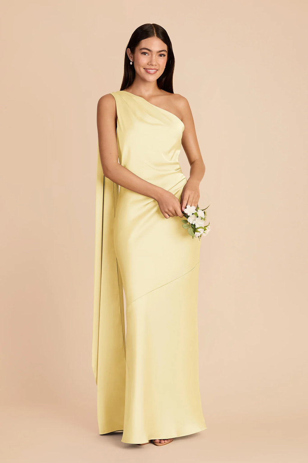 Ariadne Lemon Sorbet alternate view 1 bridesmaid dress