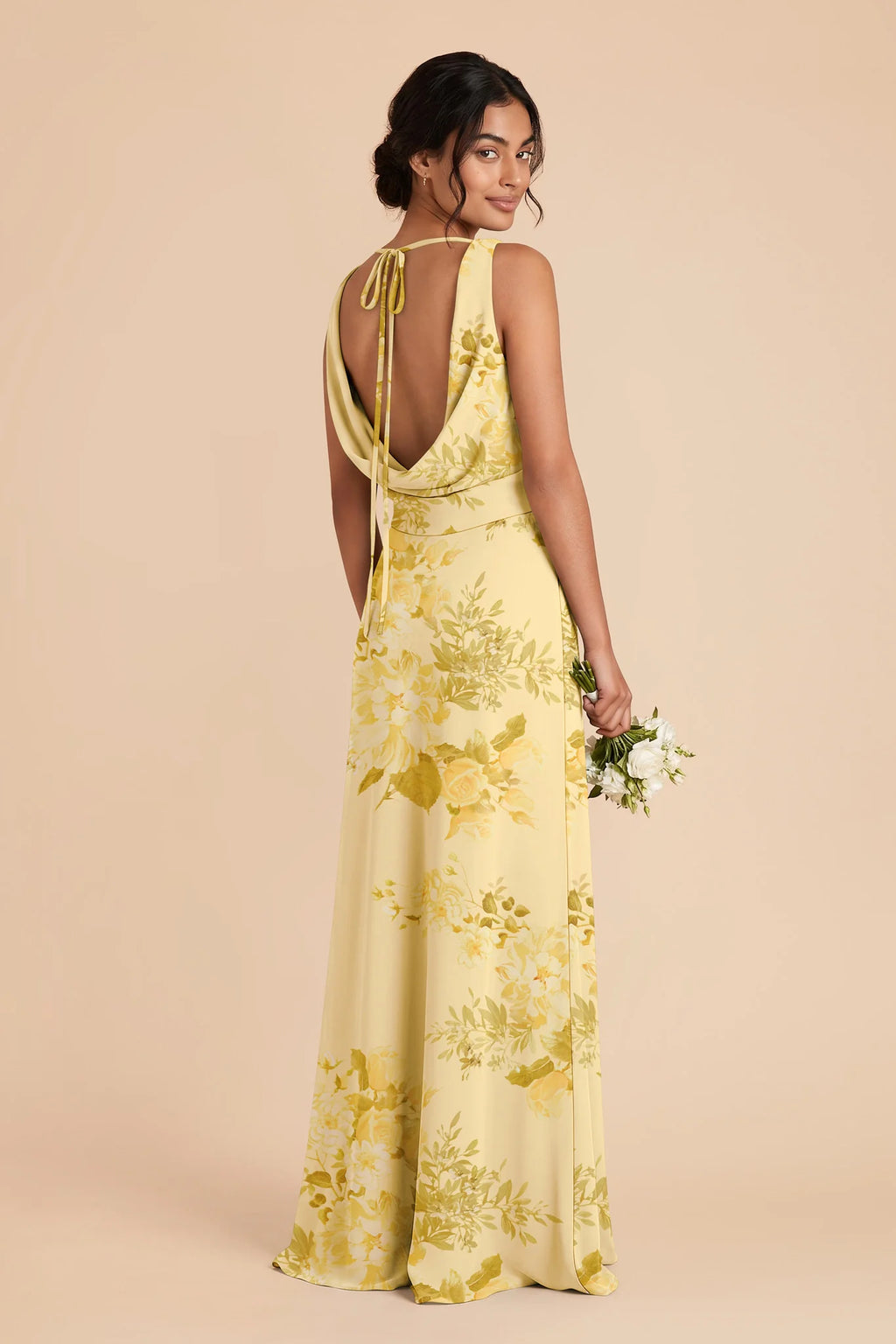 Odette Lemon Sorbet Romantic Bouquet alternate view 1 bridesmaid dress