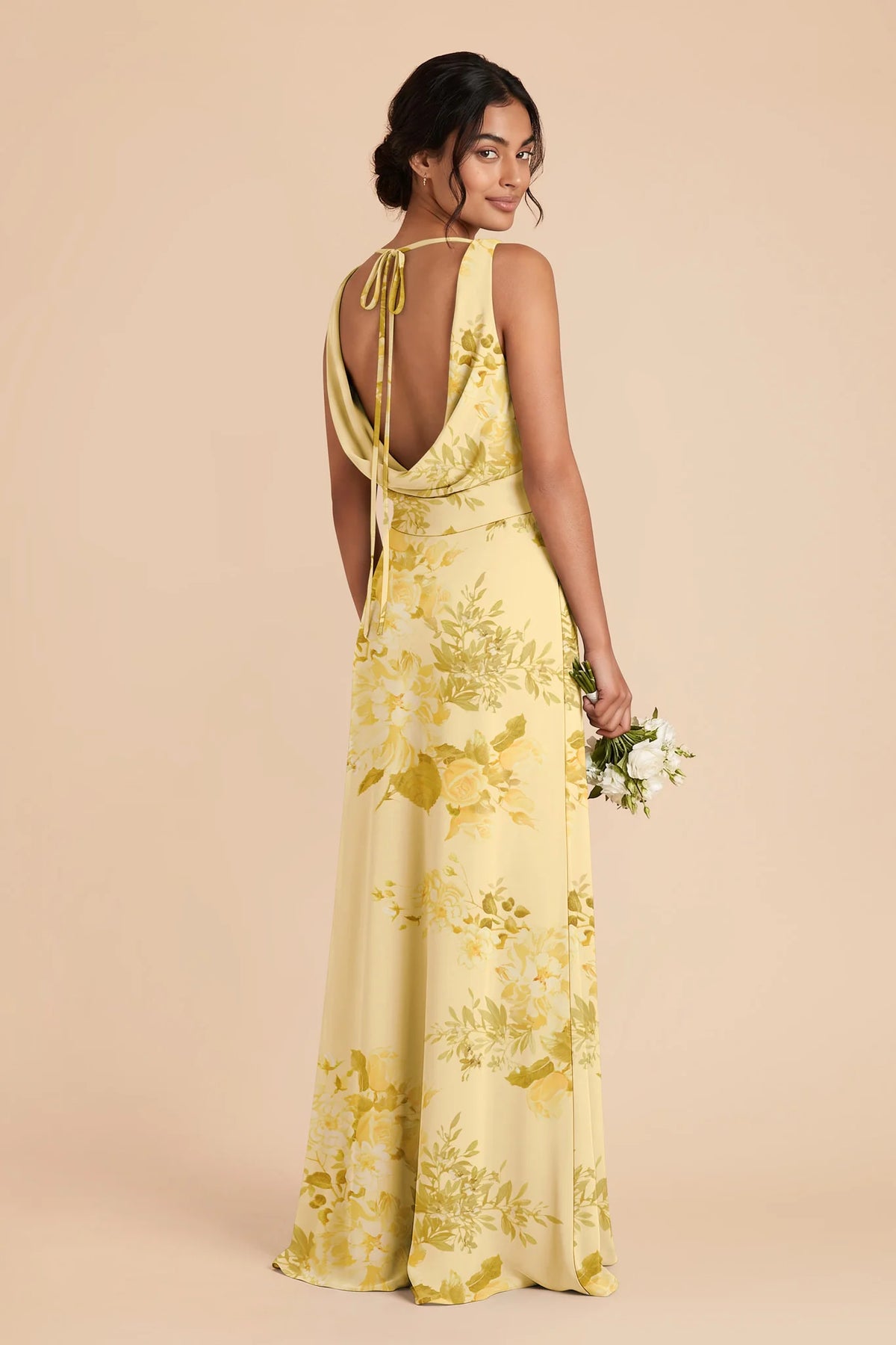 Odette Lemon Sorbet Romantic Bouquet alternate view 1 bridesmaid dress