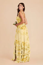 Daphne Lemon Sorbet Romantic Bouquet alternate view 2 bridesmaid dress