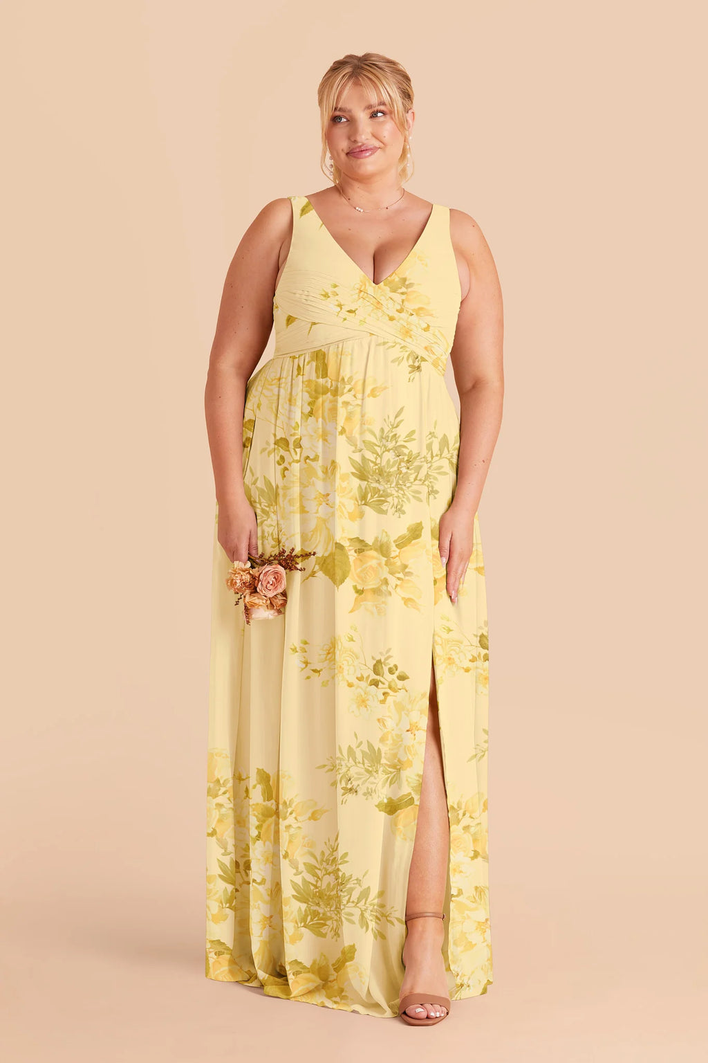 Annelise Lemon Sorbet Romantic Bouquet alternate view 1 bridesmaid dress