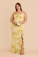 Vivienne Lemon Sorbet Romantic Bouquet alternate view 1 bridesmaid dress