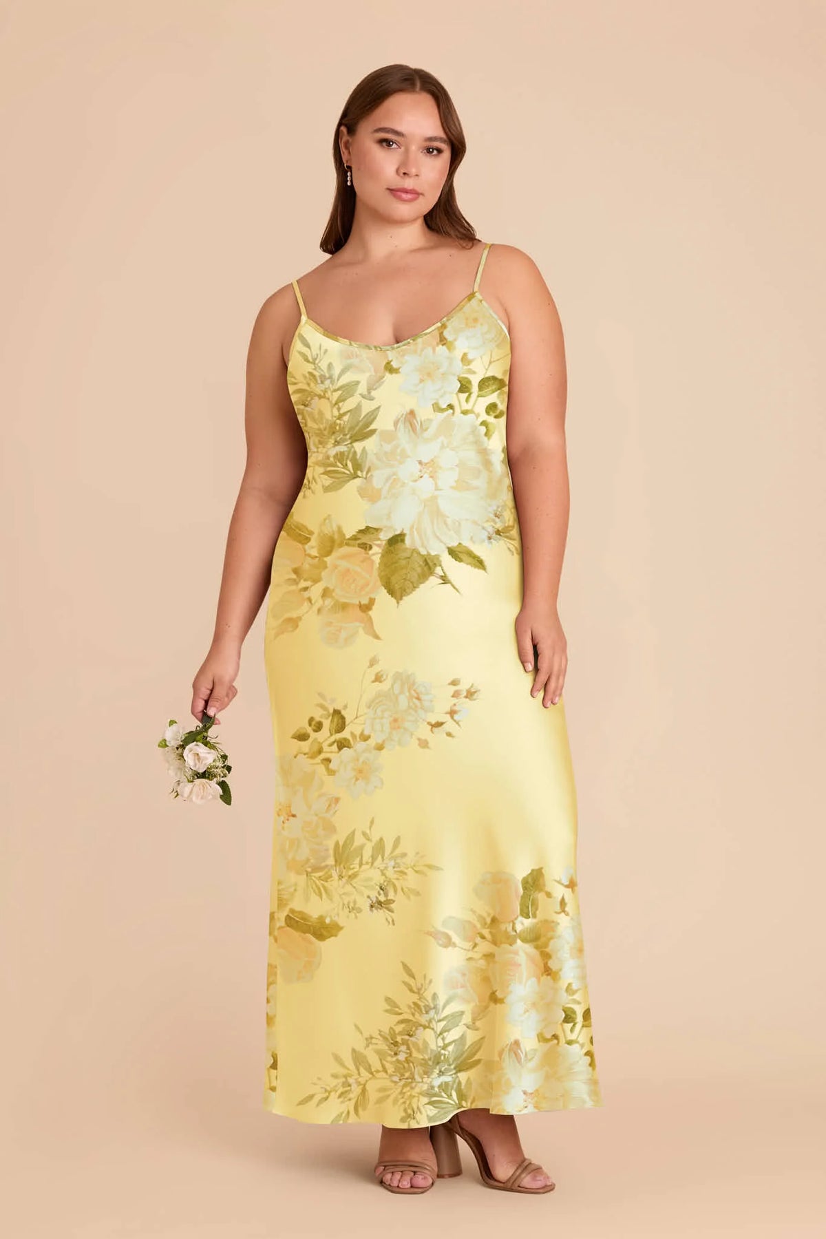 Amara Lemon Sorbet Romantic Bouquet alternate view 1 bridesmaid dress