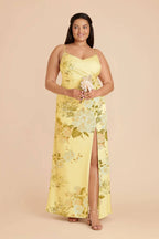 Elara Lemon Sorbet Romantic Bouquet alternate view 1 bridesmaid dress