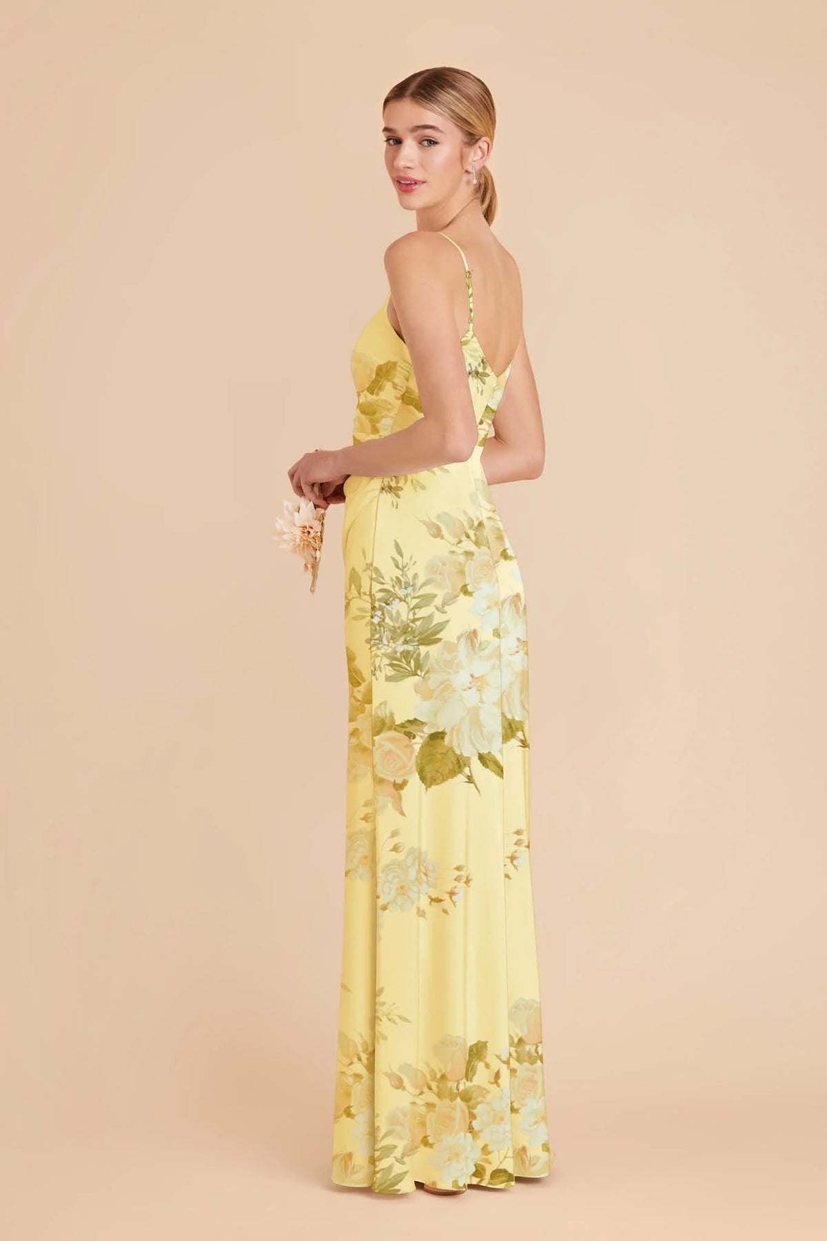 Elara Lemon Sorbet Romantic Bouquet alternate view 2 bridesmaid dress