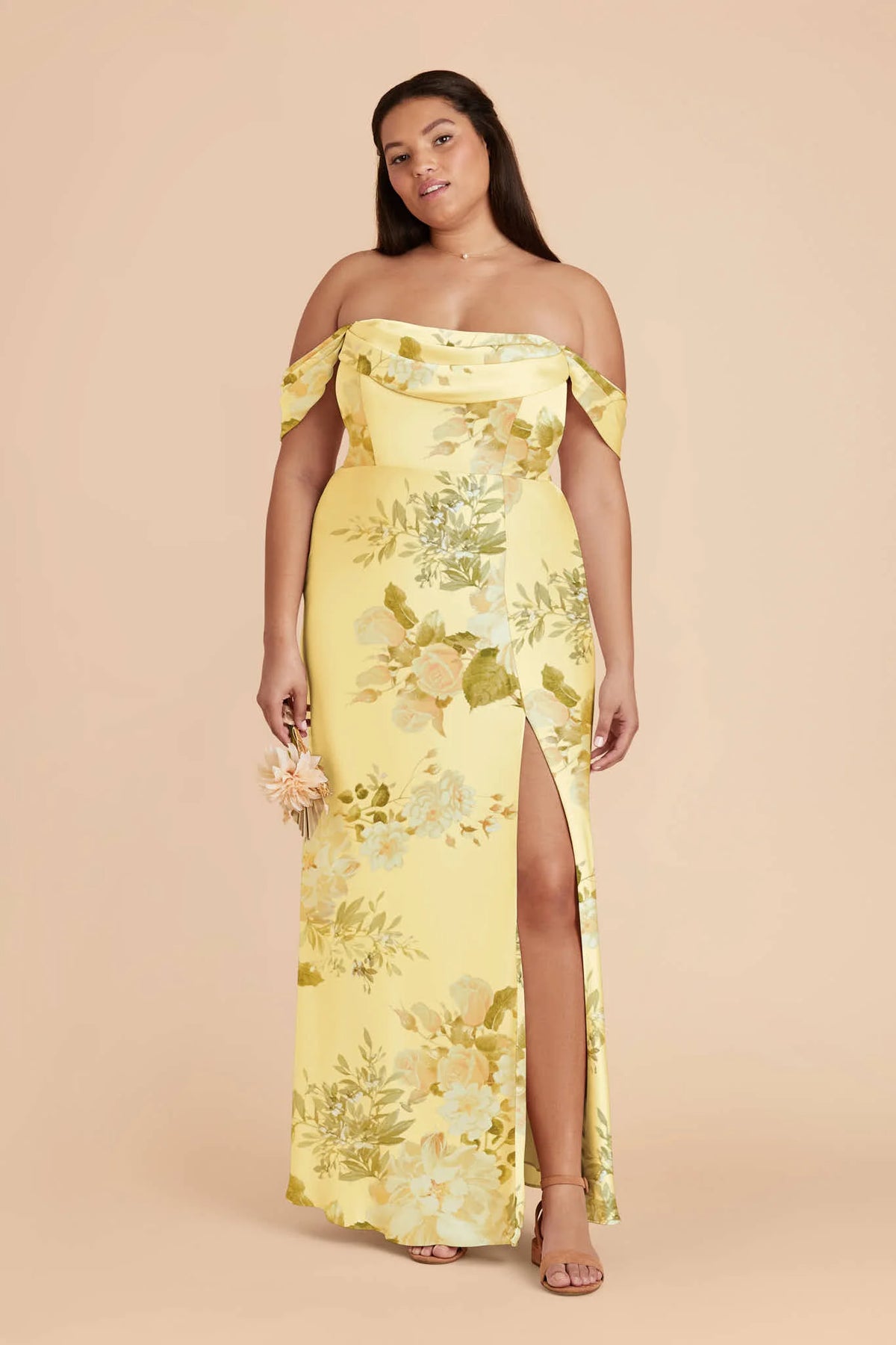 Corinne Lemon Sorbet Romantic Bouquet alternate view 1 bridesmaid dress