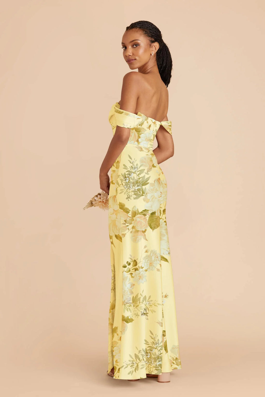 Corinne Lemon Sorbet Romantic Bouquet alternate view 2 bridesmaid dress