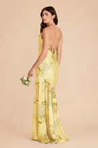 Estelle Lemon Sorbet Romantic Bouquet alternate view 2 bridesmaid dress