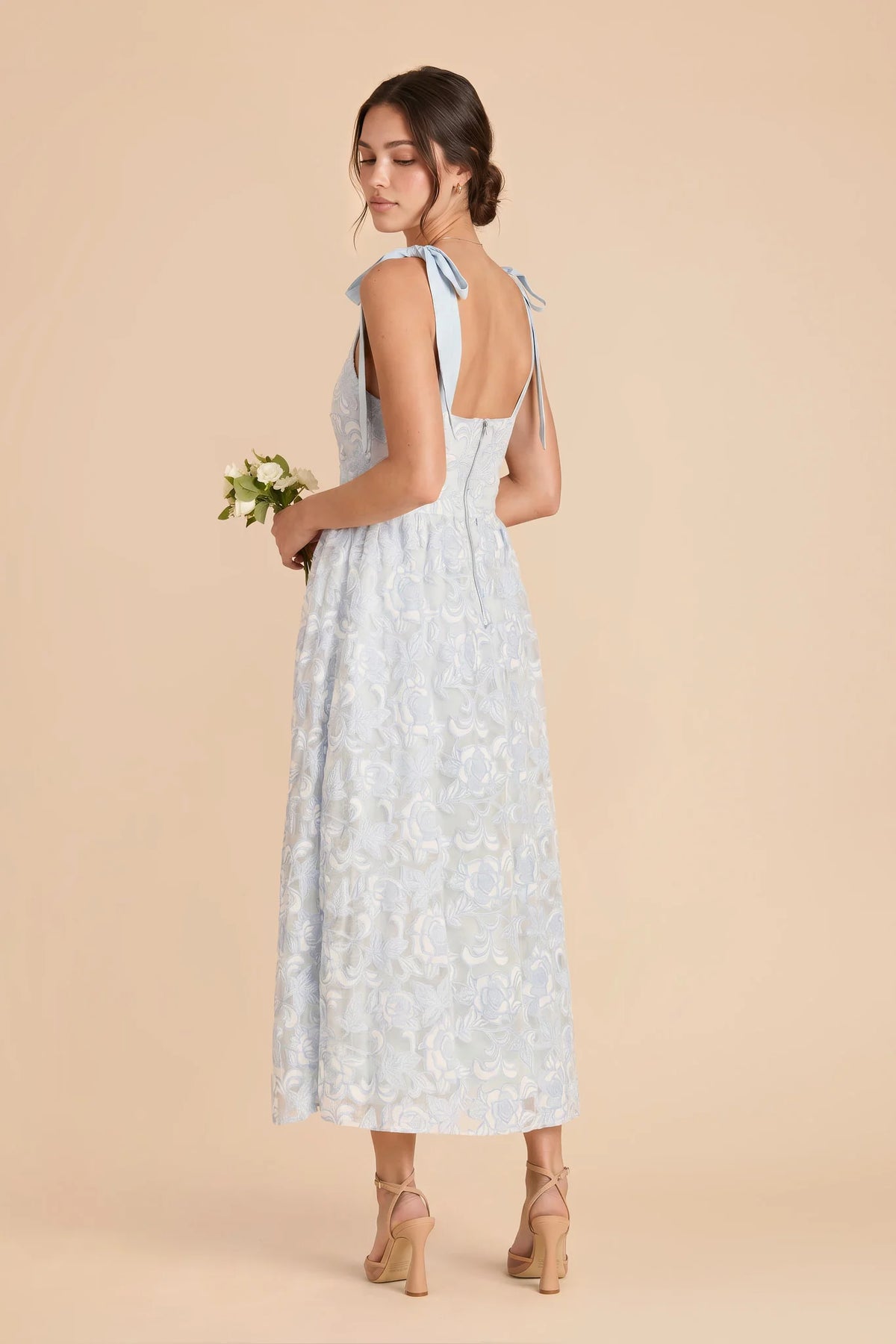 Floriane Light Blue alternate view 2 bridesmaid dress