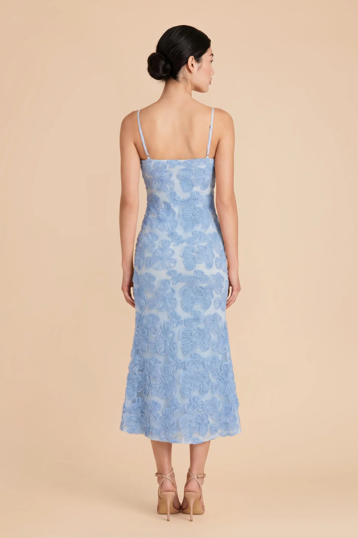 Lisette Light Blue back view bridesmaid dress