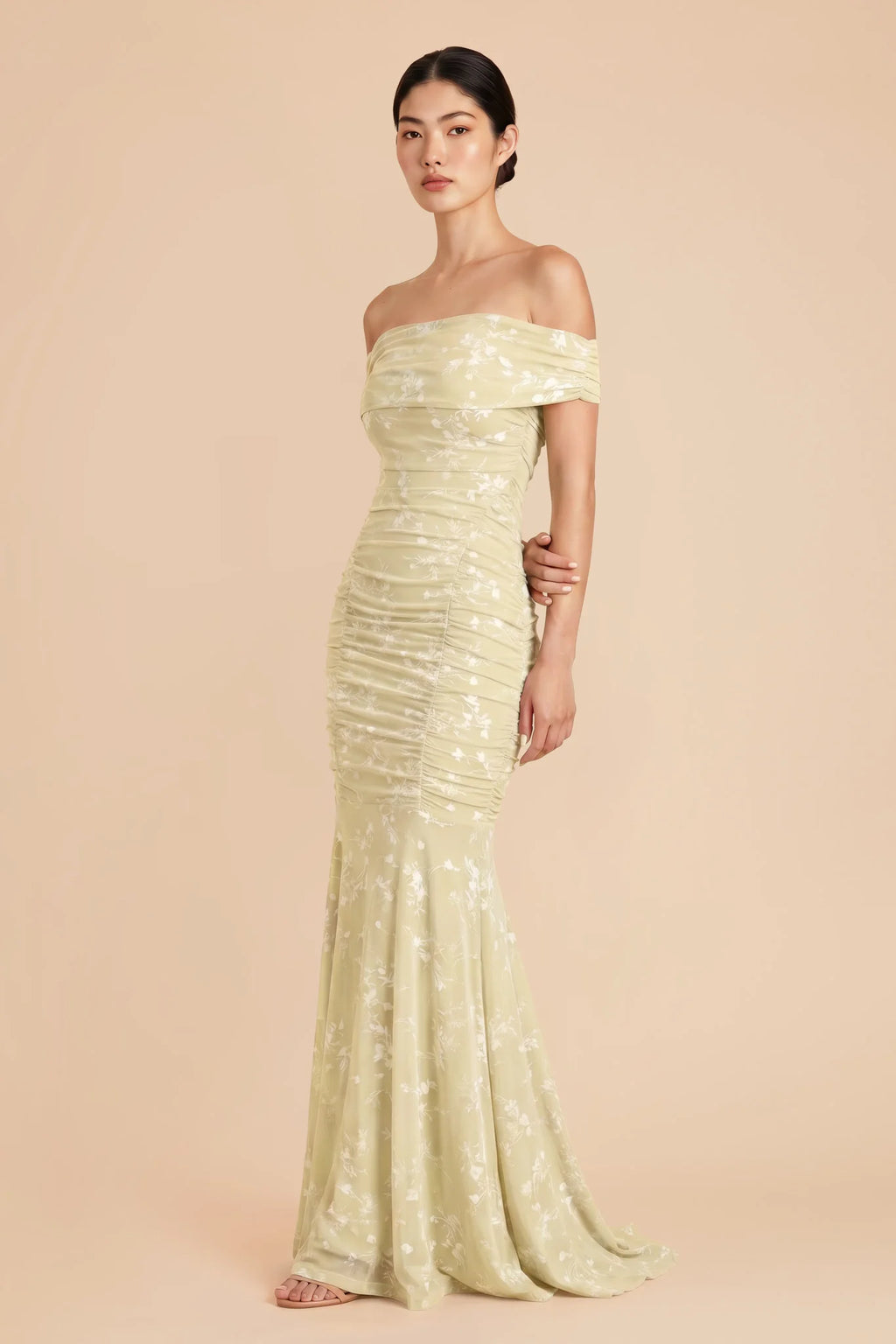 Virelle Light Yellow alternate view 1 bridesmaid dress