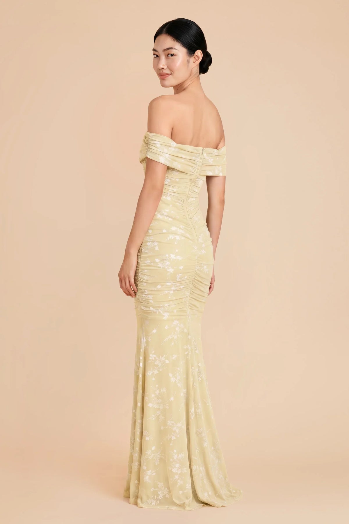 Virelle Light Yellow alternate view 2 bridesmaid dress